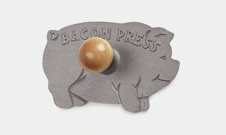 Cast Iron Pig Bacon Press