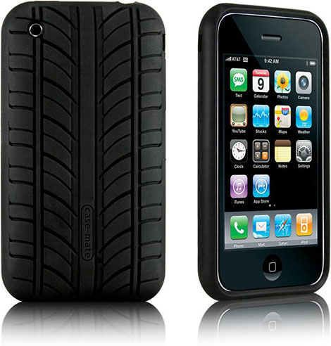 Vroom Tire Tread iPhone 3G Case