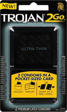 Trojan 2Go Ultra Thin Condoms