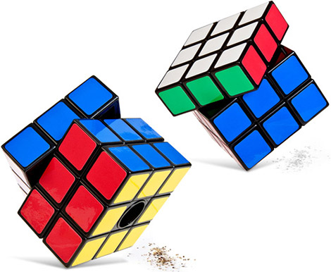Rubik’s Cube Salt & Pepper Mills