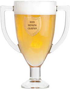 Beer Drinking Champion Trophy Mug
