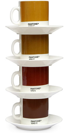 Pantone Espresso Cup & Saucer Set