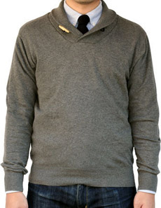 3Sixteen Shawl Collar Sweater