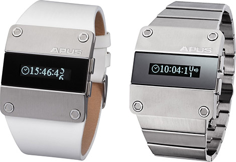 APUS Alpha & Beta Steel Wristwatches