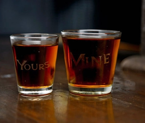 Mine & Yours Shot Glass Set
