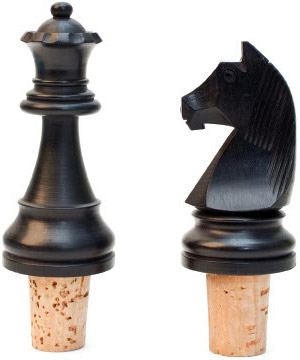 Chess Bottle Stop Set