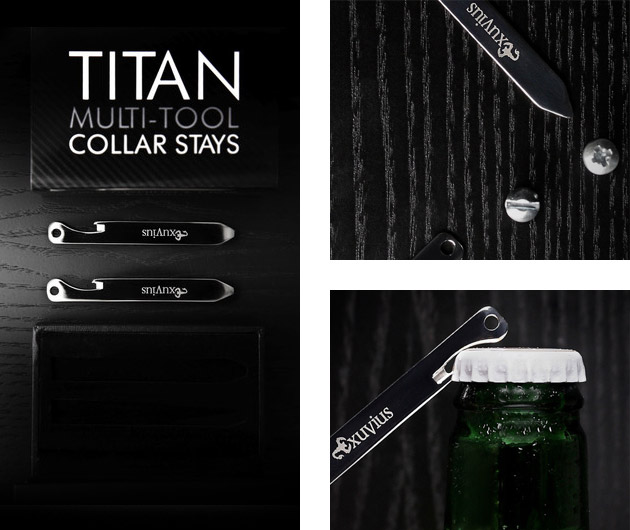 Exuvius Titanium Multi-Tool Collar Stays