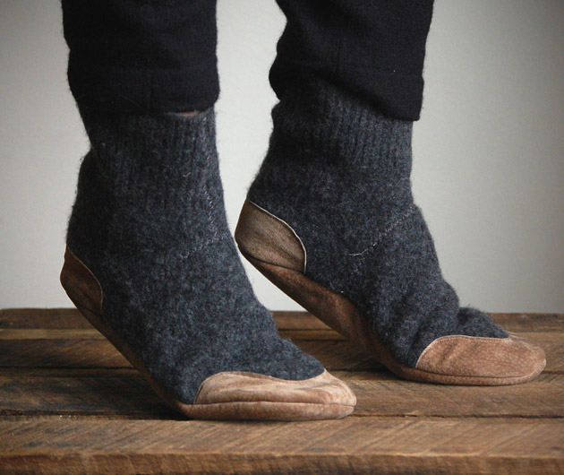 Wool Sweater Slippers