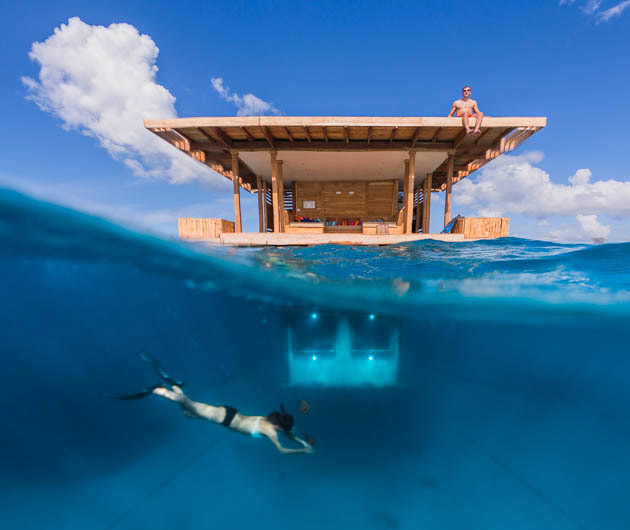 Underwater Floating Hotel Room