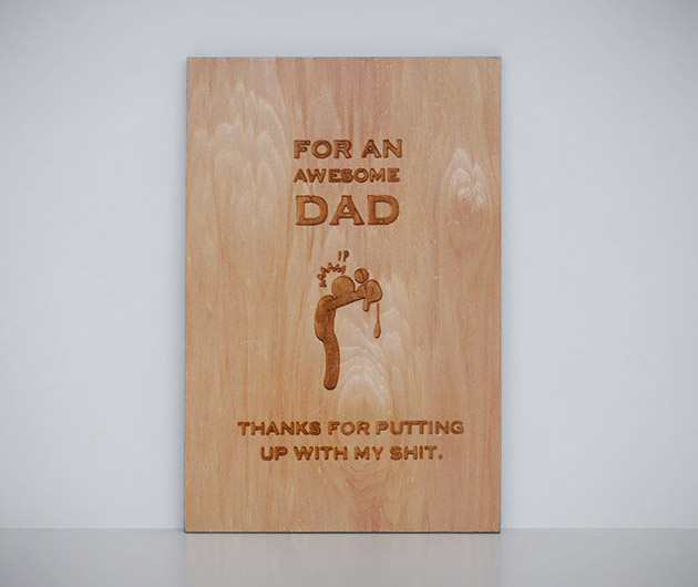 Wooden Greeting Cards