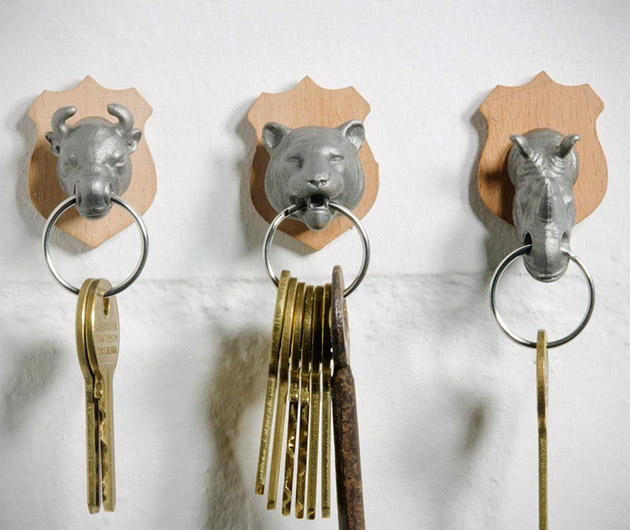 Animal Head Key Holders
