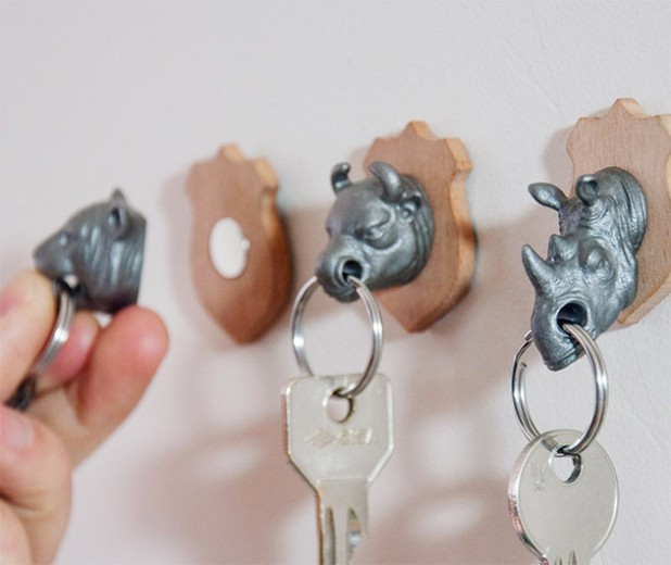 Animal Head Key Holders