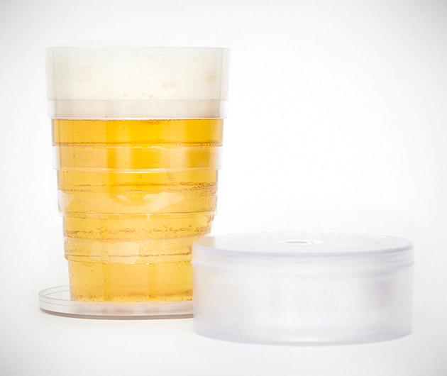 Collapsible Beer Glass