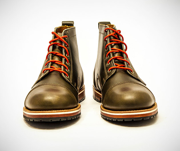 Helm Boots Marion Olive Blucher Boot