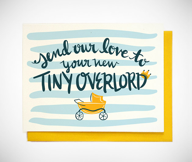 Tiny Overlord Baby Card