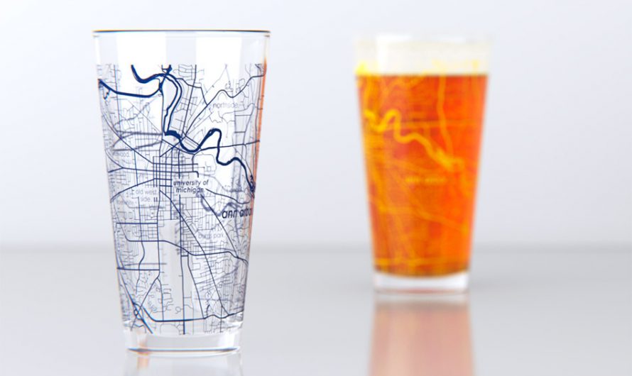 College Town Maps Drinkware