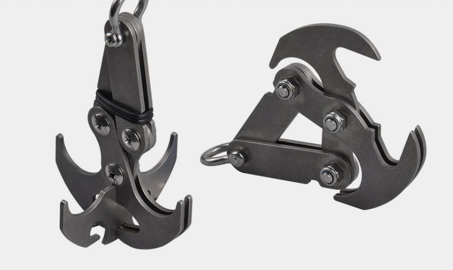 Survival Grappling Hook Climbing Claw and Gravity Carabiner