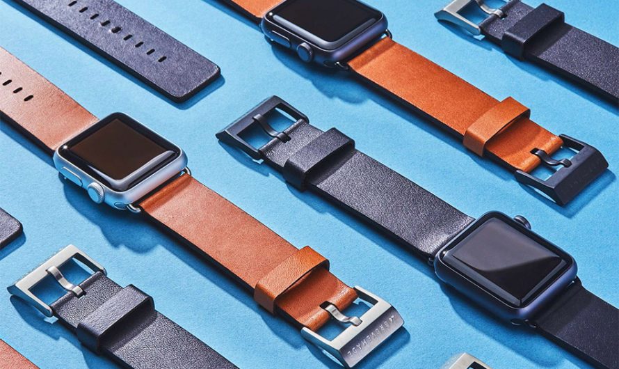 Grovemade Leather Apple Watch Band
