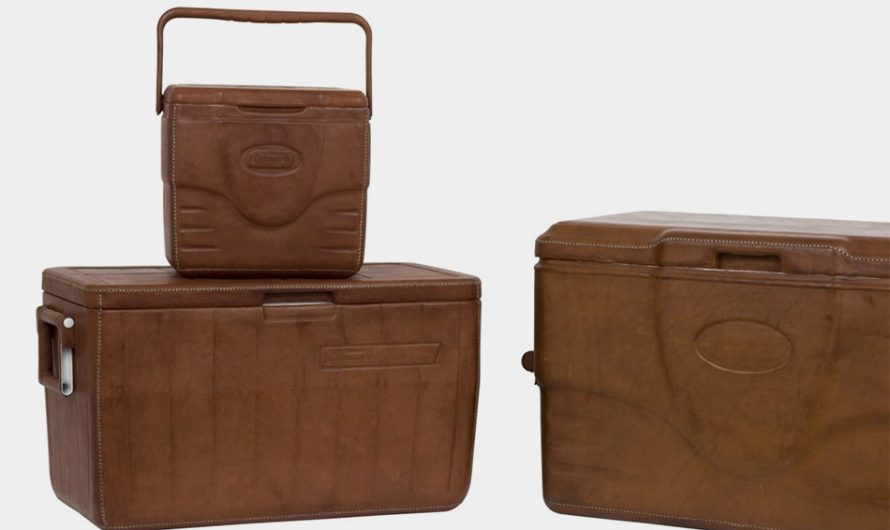 Brown Leather Coolers