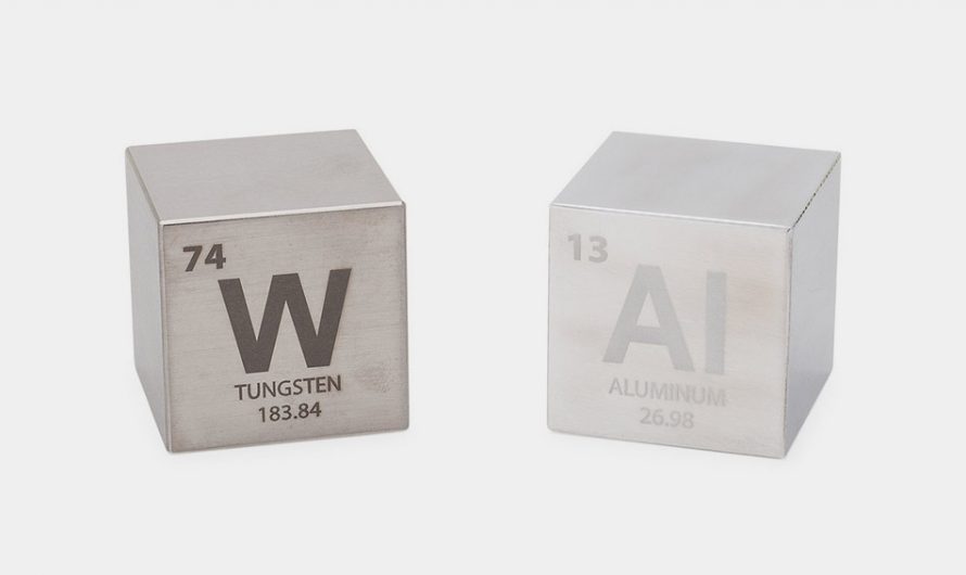 Tungsten & Aluminum Cube Set