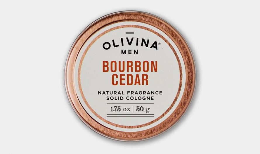 Olivina Men Bourbon Cedar Solid Cologne