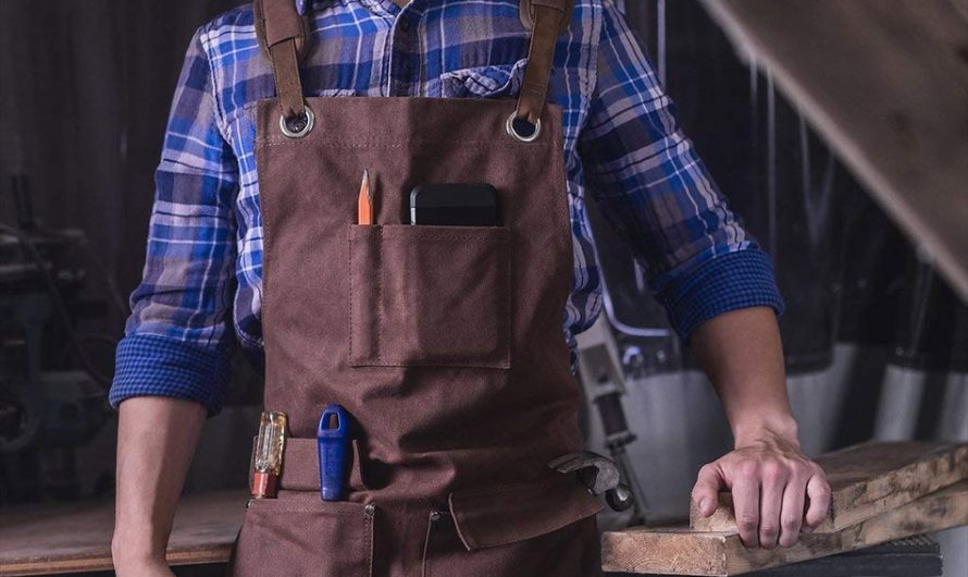 Waxed Canvas Heavy Duty Shop Apron