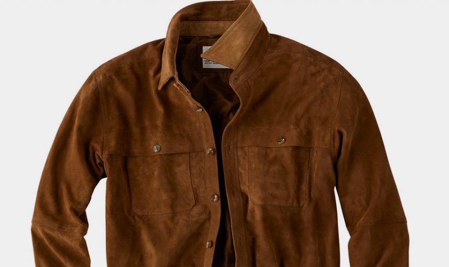 Whiskey Suede Shirtjac