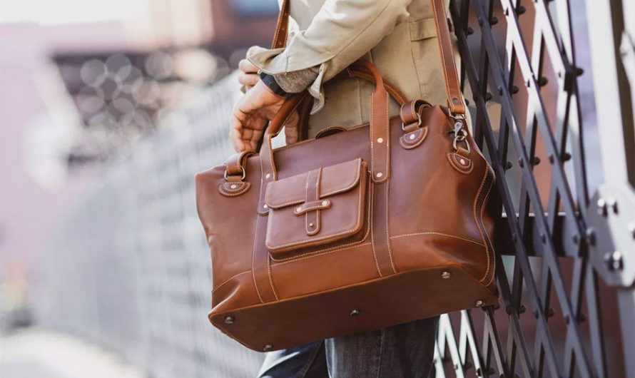 Pad & Quill Gladstone Leather Duffle Bag
